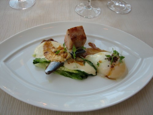 Deconstructed Caesar salad at 16