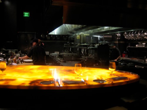 The kitchen bar at Lola