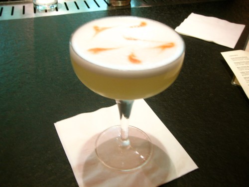 Pisco Sour at Slanted Door