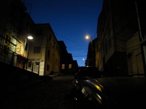 Valparaiso at night