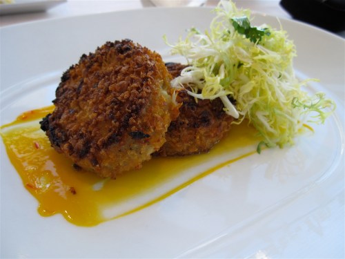 Peekytoe crab cakes