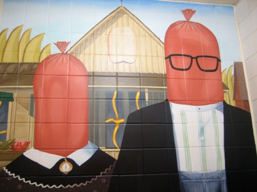 American Gothic dogs