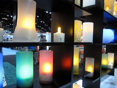 Safe lite rechargeable candles and votives