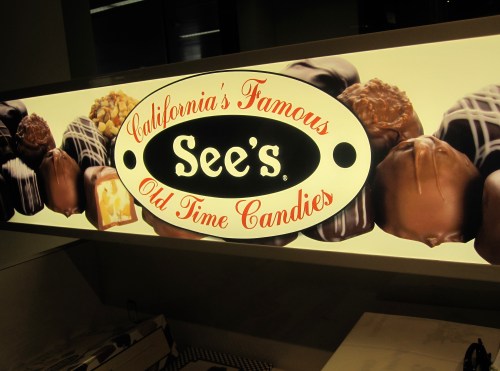 IMG_0295 See's Candy Kiosk in San Francisco airport