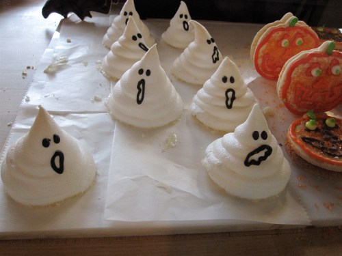 Ghostly meringues at Work of Art