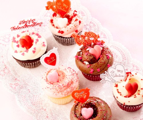 Valentine's Day cupcakes from Magnolia Bakery